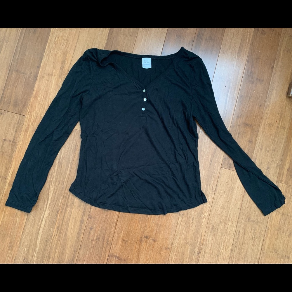 Black pajama top